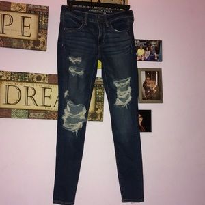 Super cute ripped AE jeans (size 2s).